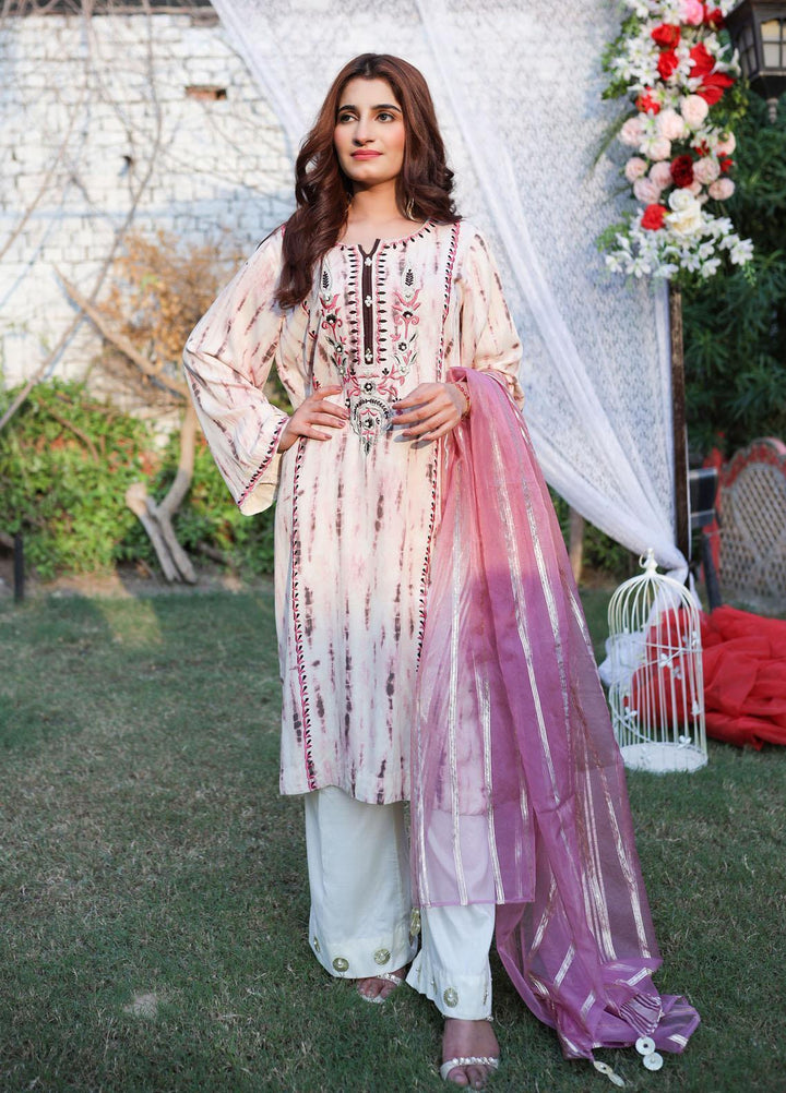 Amsin Attire Casual Pret  Viscose Marina 3 Piece Suit AAR21W A-12