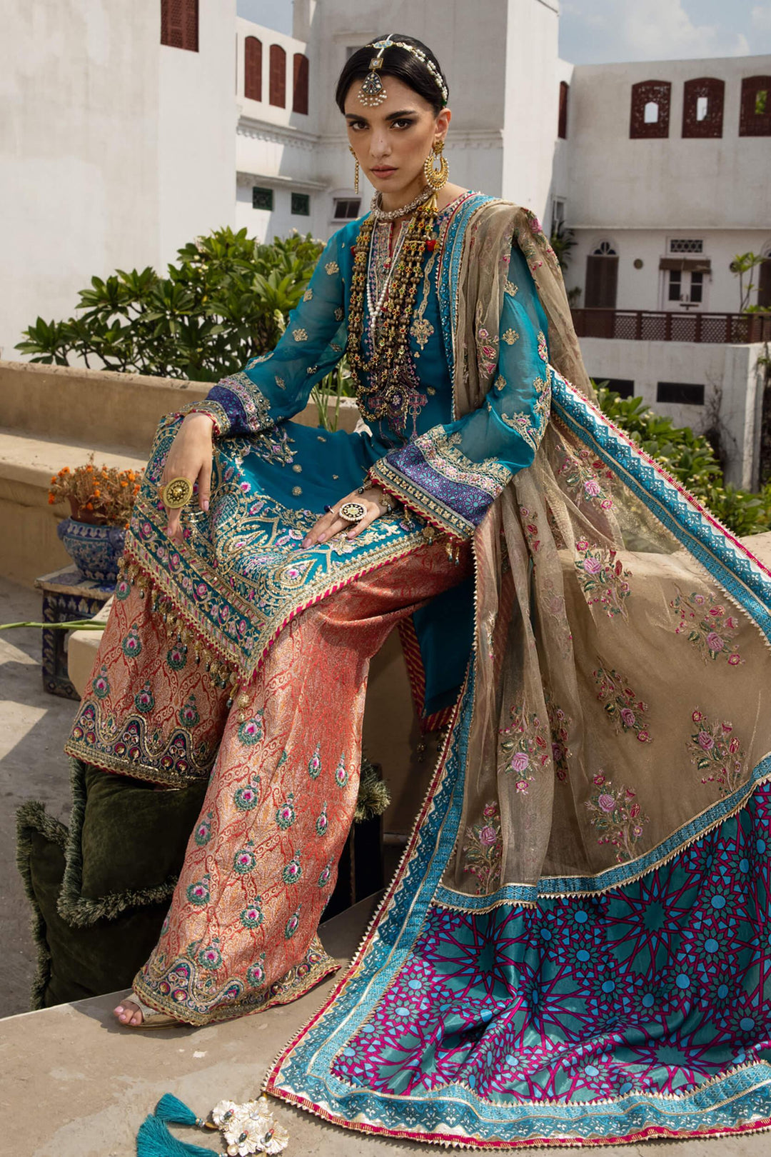 Anahita By Anaya Embroidered Chiffon Suits Unstitched 3 Piece AKC22WD AKW22-02 Roshanay - Wedding Collection