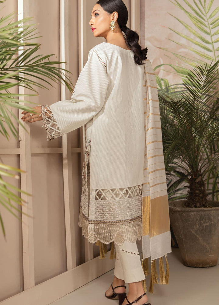 Anamta by Mahwish Ishtiaq Embroidered Lawn Suits Unstitched 3 Piece ANT21L 09-Golden Age - Luxury Collection