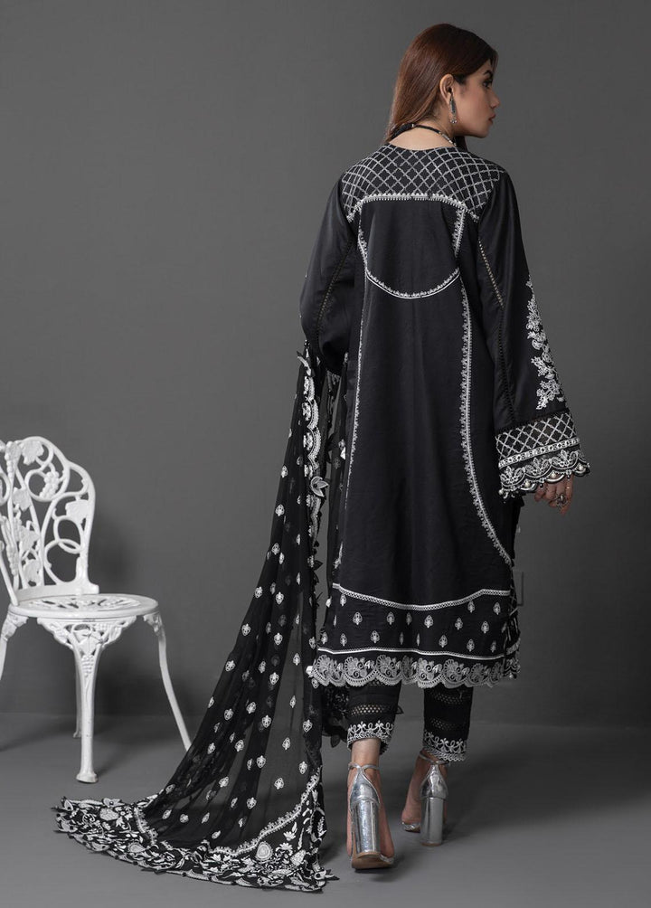 Monochrome Mystique By Anaya Embroidered Lawn Suits Unstitched 3 Piece AKC22MM ALM21-04-Sahifa - Black & White Collection