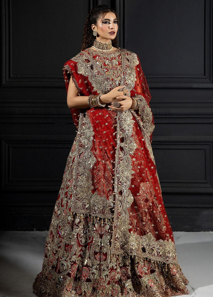 Andaaz-E-Khaas By Imrozia Premium Embroidered Net Suits Unstitched 4 Piece IMP23AK IB-47 Calla - Luxury Collection