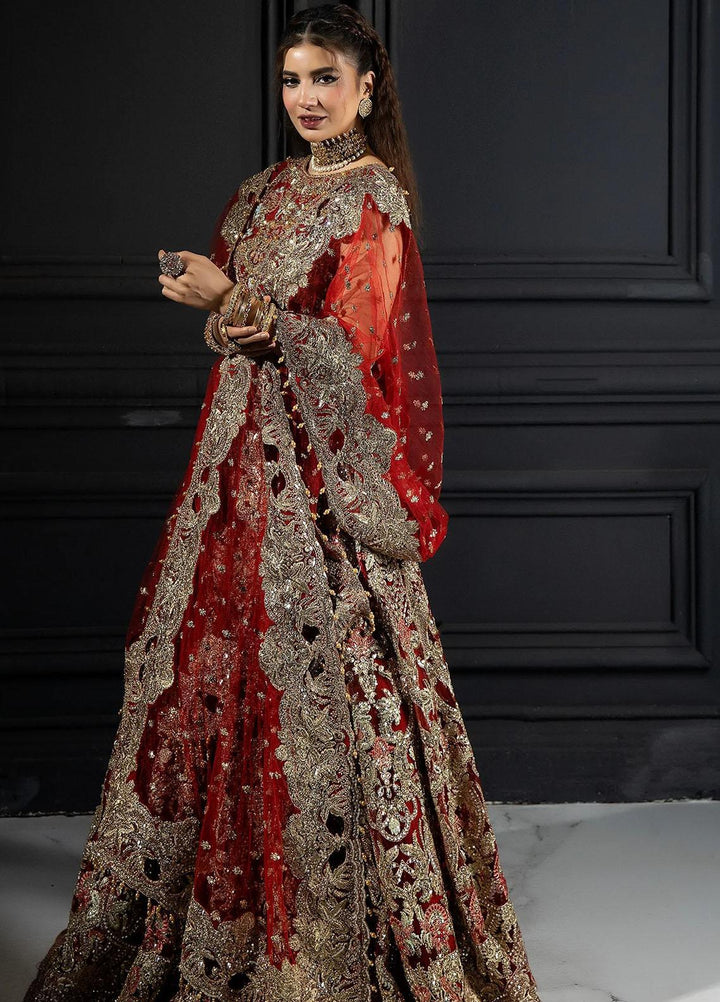Andaaz-E-Khaas By Imrozia Premium Embroidered Net Suits Unstitched 4 Piece IMP23AK IB-47 Calla - Luxury Collection