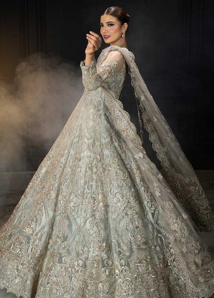Andaaz-E-Khaas By Imrozia Premium Embroidered Net Suits Unstitched 4 Piece IMP23AK IB-48 Jaeda - Luxury Collection
