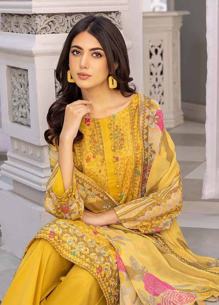 Aniq by Charizma Embroidered Lawn Suits Unstitched 3 Piece CRZ23-A3 AN-026 - Summer Collection