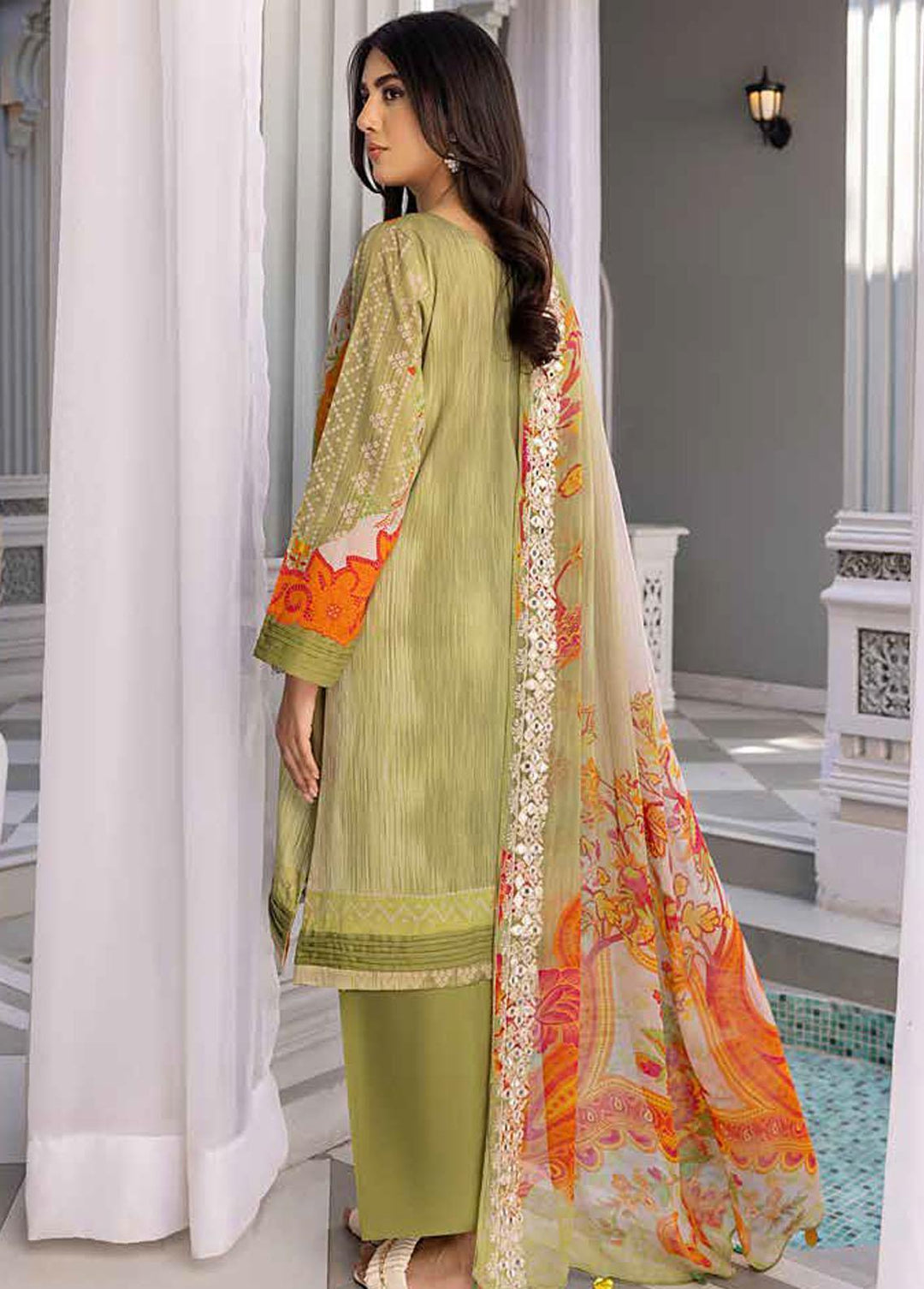 Aniq by Charizma Embroidered Lawn Suits Unstitched 3 Piece CRZ23-A3 AN-028 - Summer Collection