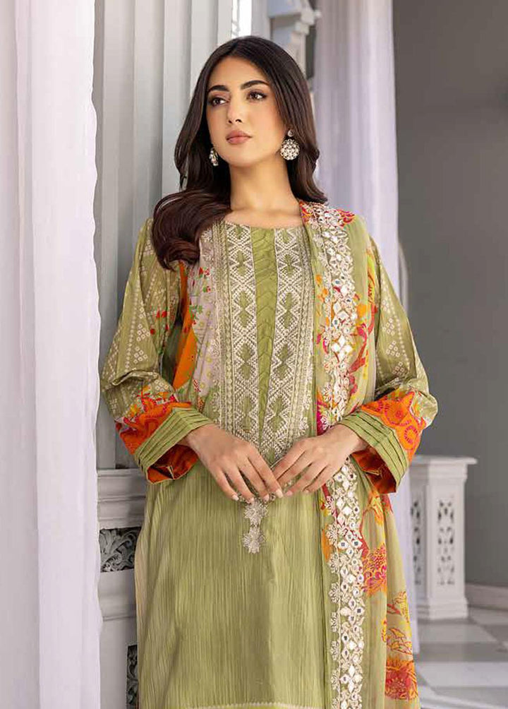 Aniq by Charizma Embroidered Lawn Suits Unstitched 3 Piece CRZ23-A3 AN-028 - Summer Collection