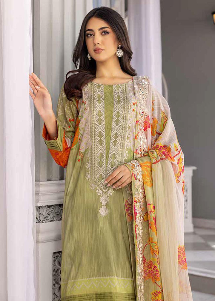 Aniq by Charizma Embroidered Lawn Suits Unstitched 3 Piece CRZ23-A3 AN-028 - Summer Collection