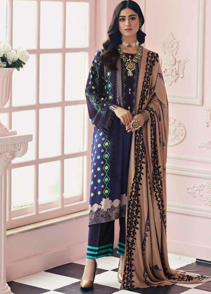 Charizma Embroidered Kotail Suits Unstitched 3 Piece CRZ21AK ANW-01 - Winter Collection