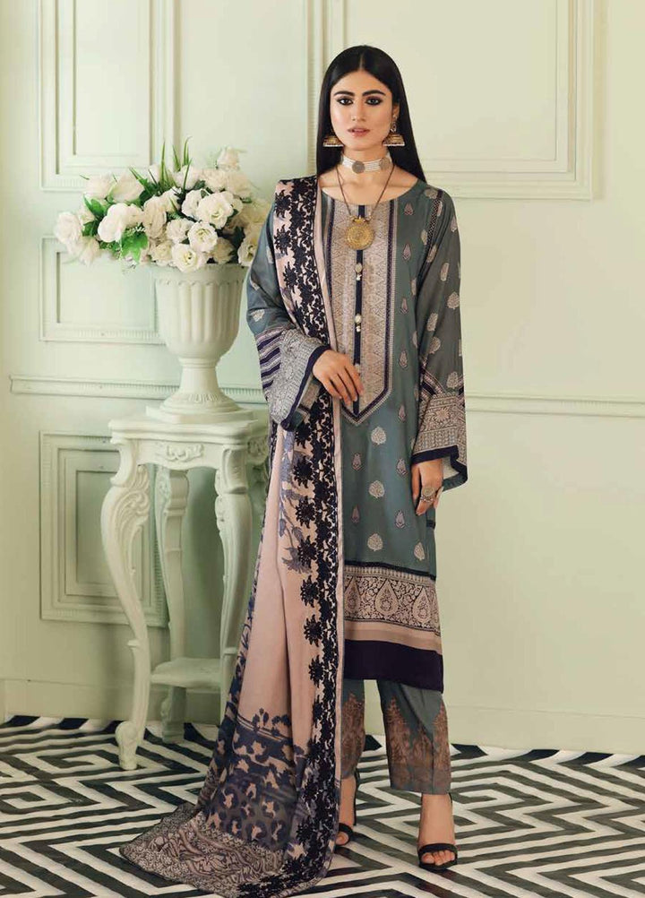 Charizma Embroidered Kotail Suits Unstitched 3 Piece CRZ21AK ANW-09 - Winter Collection