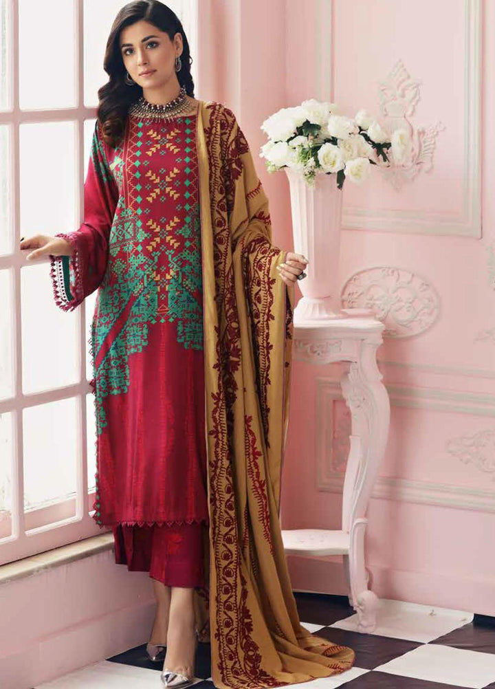 Charizma Embroidered Kotail Suits Unstitched 3 Piece CRZ21AK ANW-10 - Winter Collection