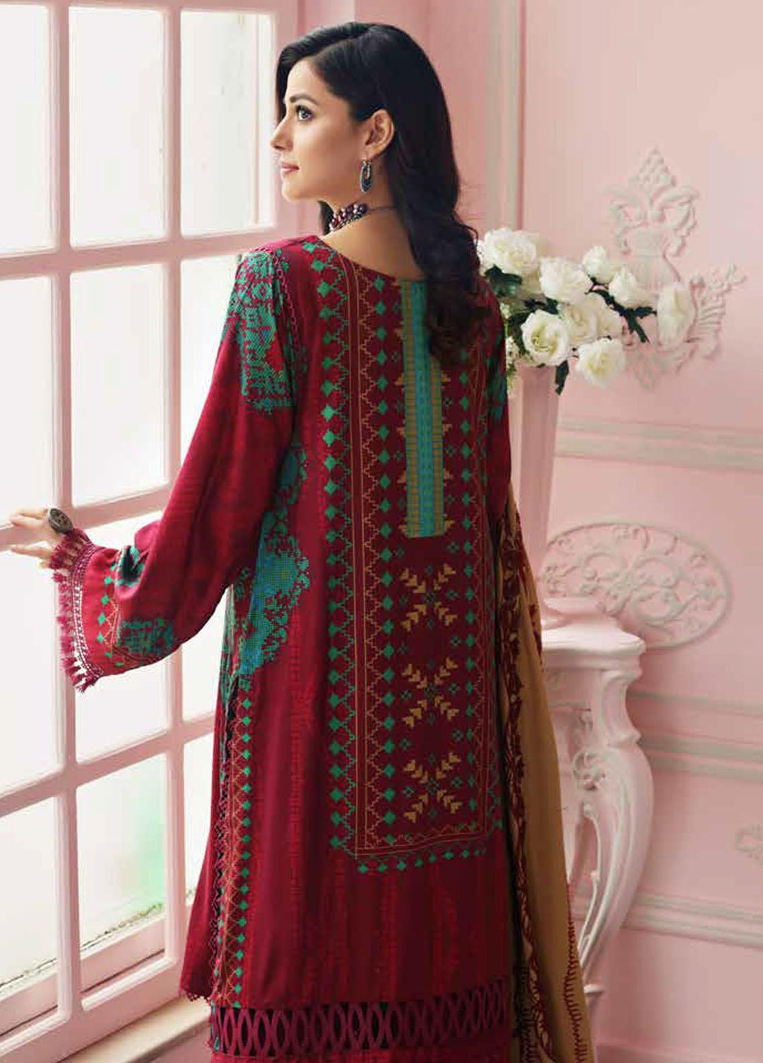 Charizma Embroidered Kotail Suits Unstitched 3 Piece CRZ21AK ANW-10 - Winter Collection