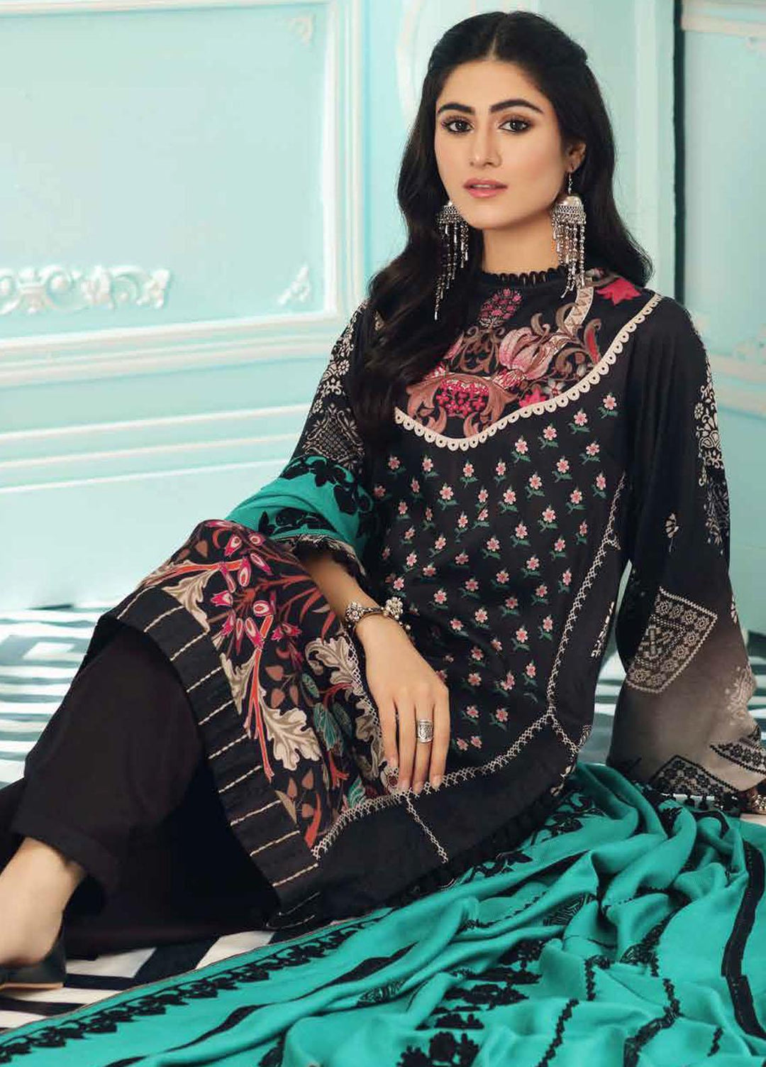Charizma Embroidered Kotail Suits Unstitched 3 Piece CRZ21AK ANW-11 - Winter Collection
