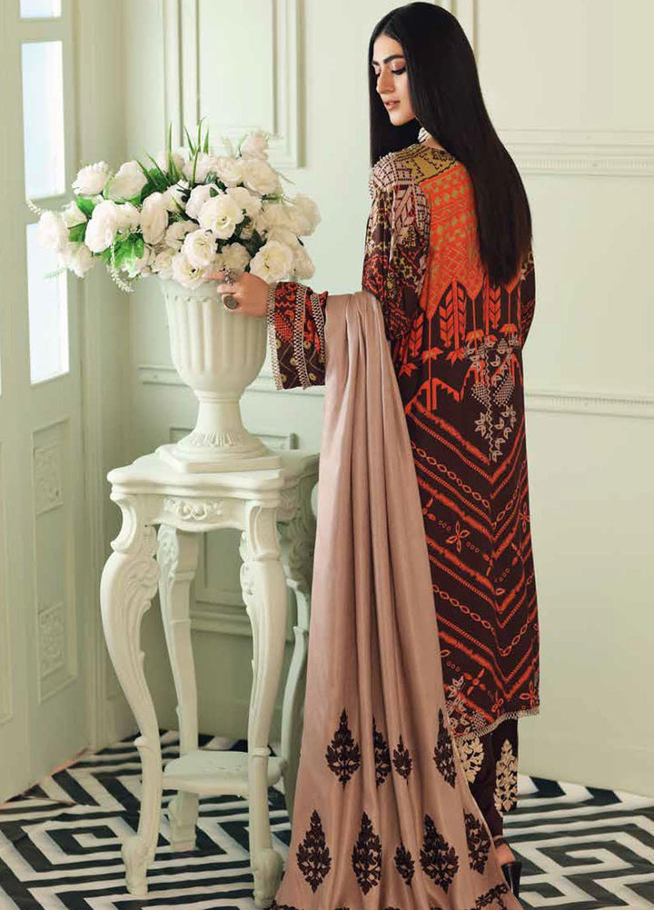 Charizma Embroidered Kotail Suits Unstitched 3 Piece CRZ21AK ANW-12 - Winter Collection