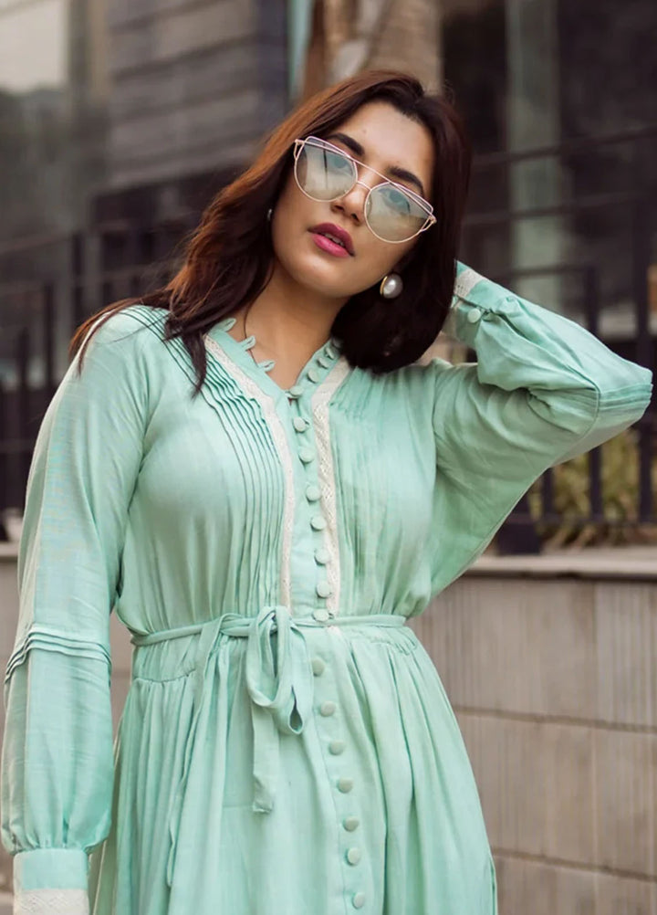 Apricocia Pret Plain Linen 1 Piece Mint Allure