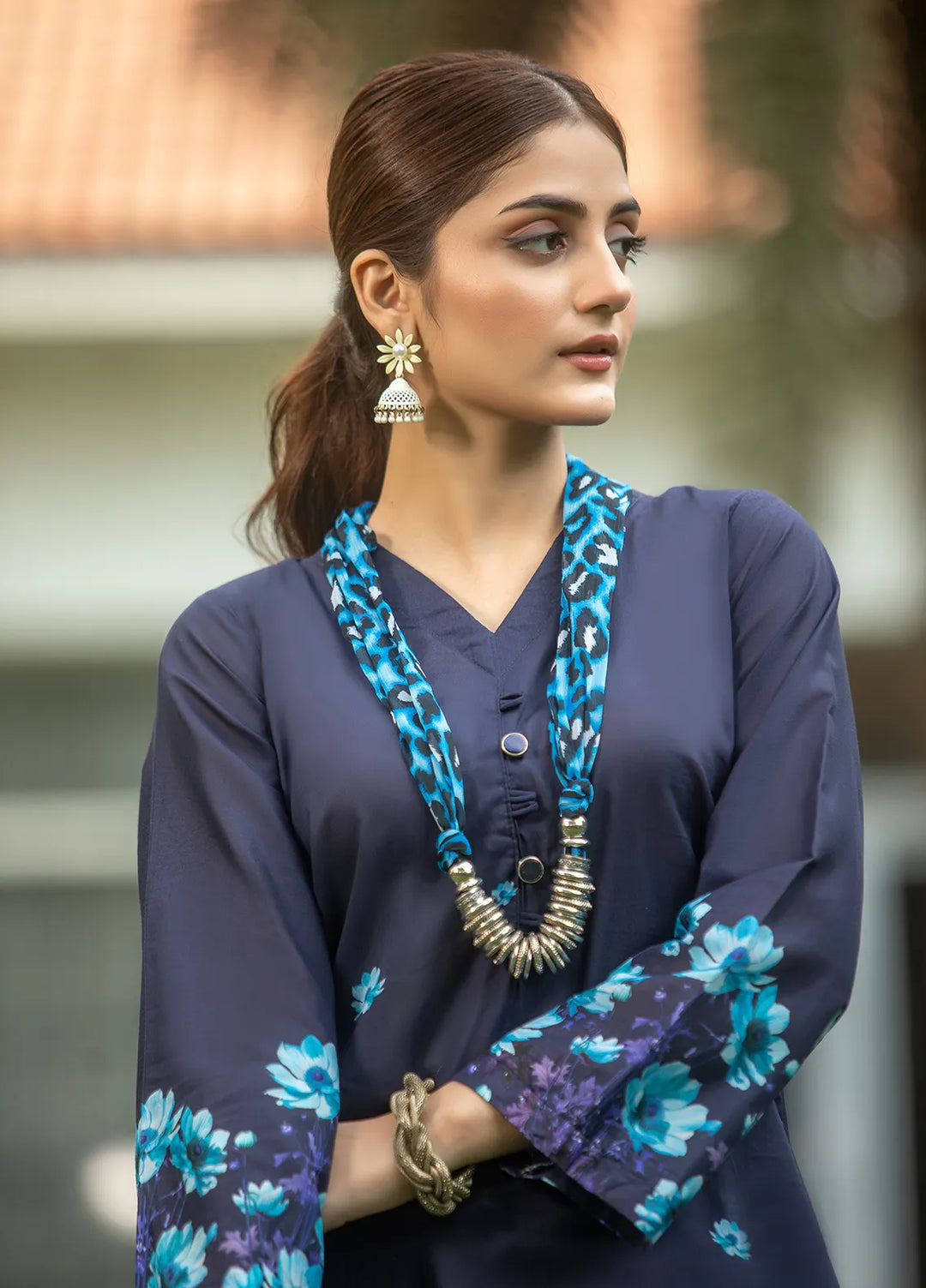 Aqs N Man Pret Printed Lawn 2 Piece Suit AM-010