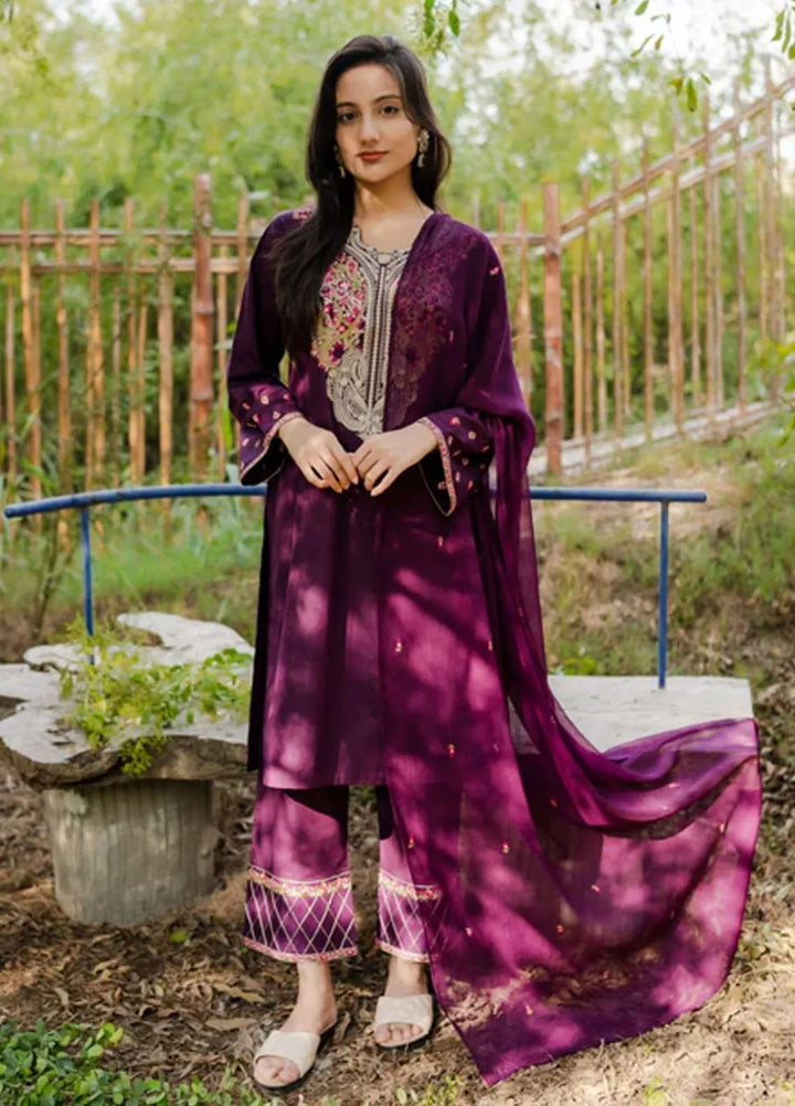 AR Apparel Pret Embroidered Cotton Cambric 3 Piece Suit ARG-0024-01