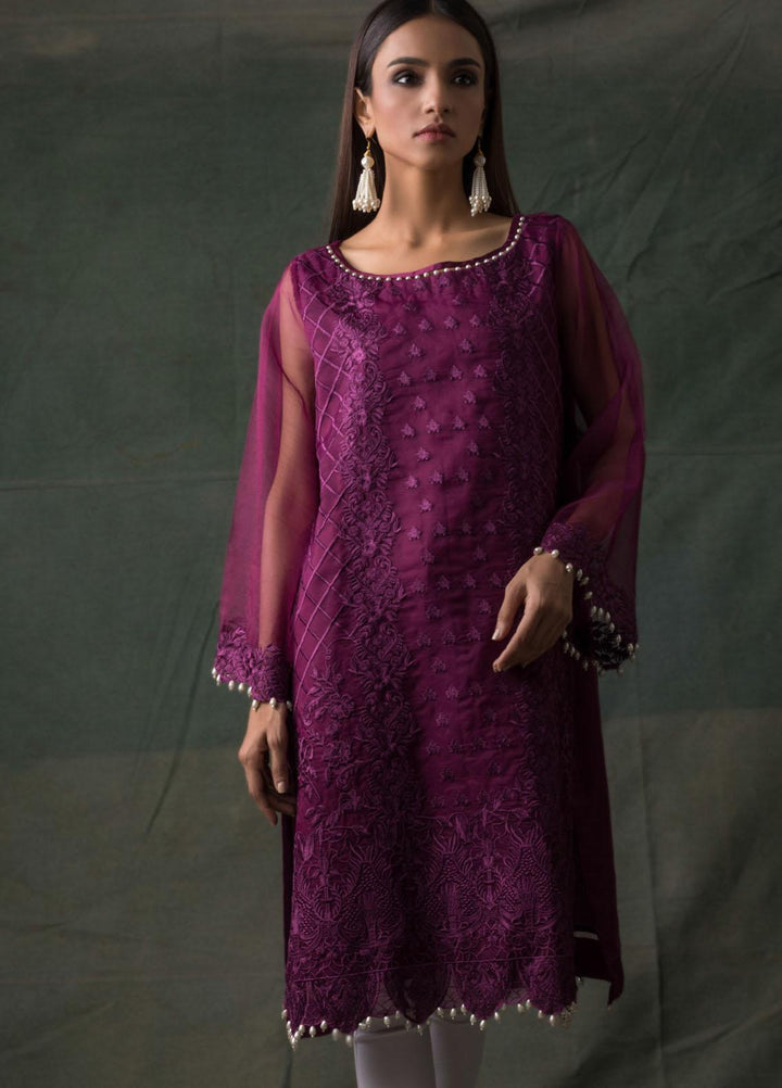 Areeba Saleem Embroidered Lawn  Unstitched Kurties AS21K 02 - Summer Collection