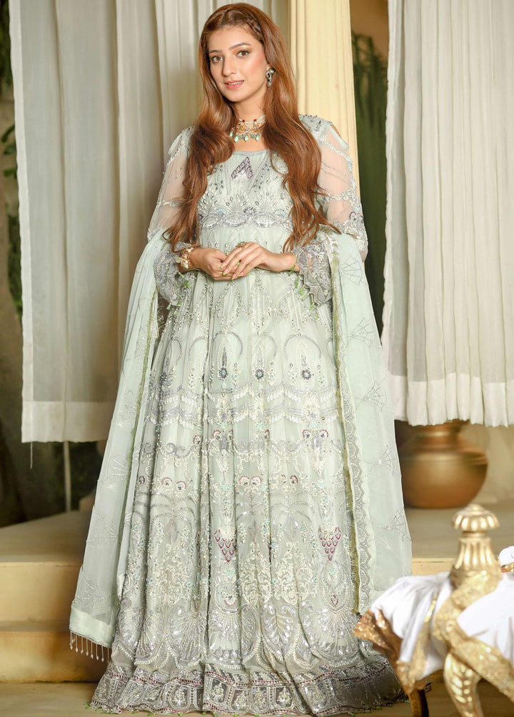 Areesha Embroidered  Suits Unstitched 3 Piece ARE22-P16 7 Pistachio Maxi - Premium Collection