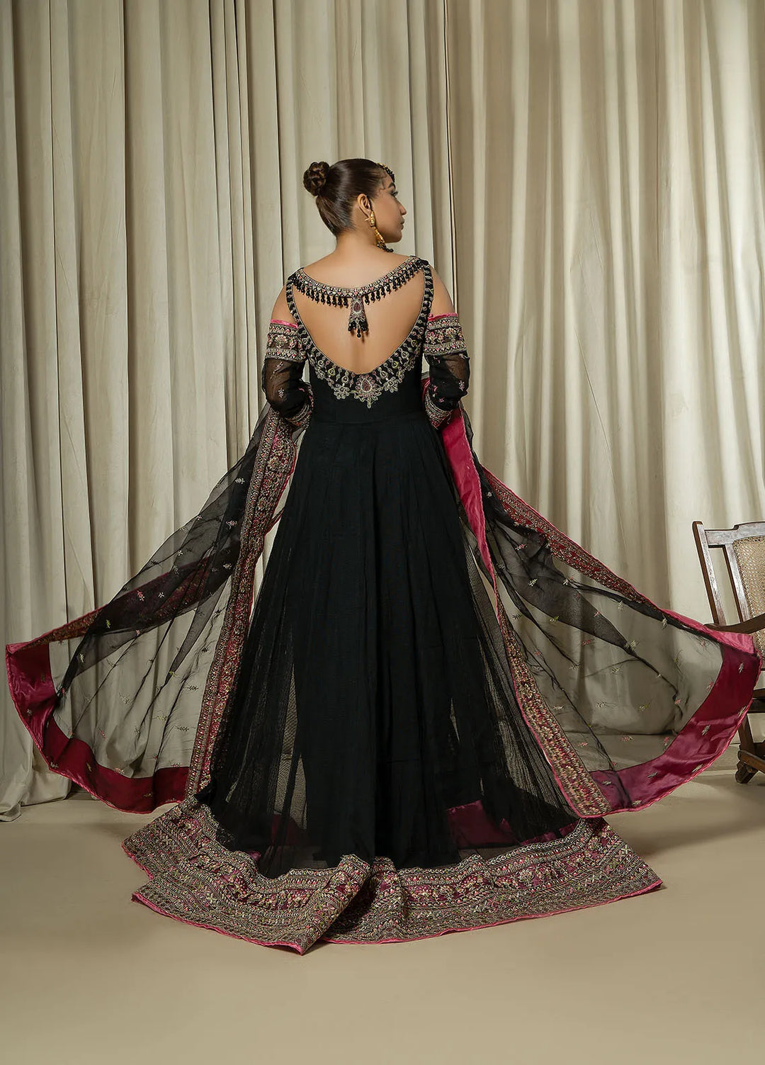 Arif Ashraf Pret Embroidered Cotton Net 3 Piece Suit Sahiba