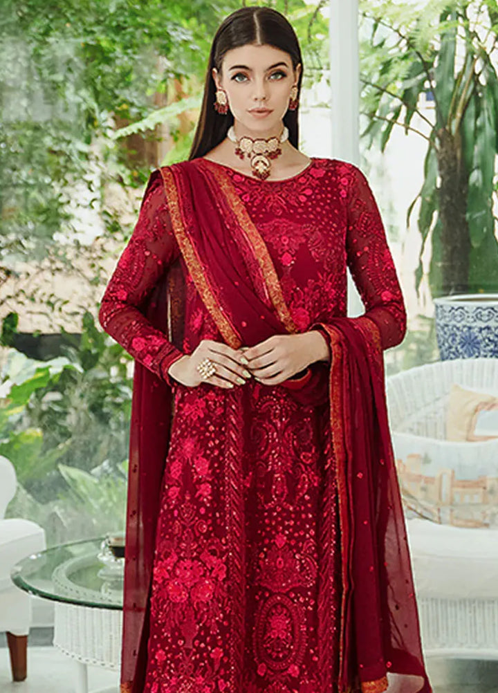 Ariya By Maryum N Maria Embroidered Chiffon Suit Unstitched 3 Piece MNM24A 506 Shadi - Formals Collection