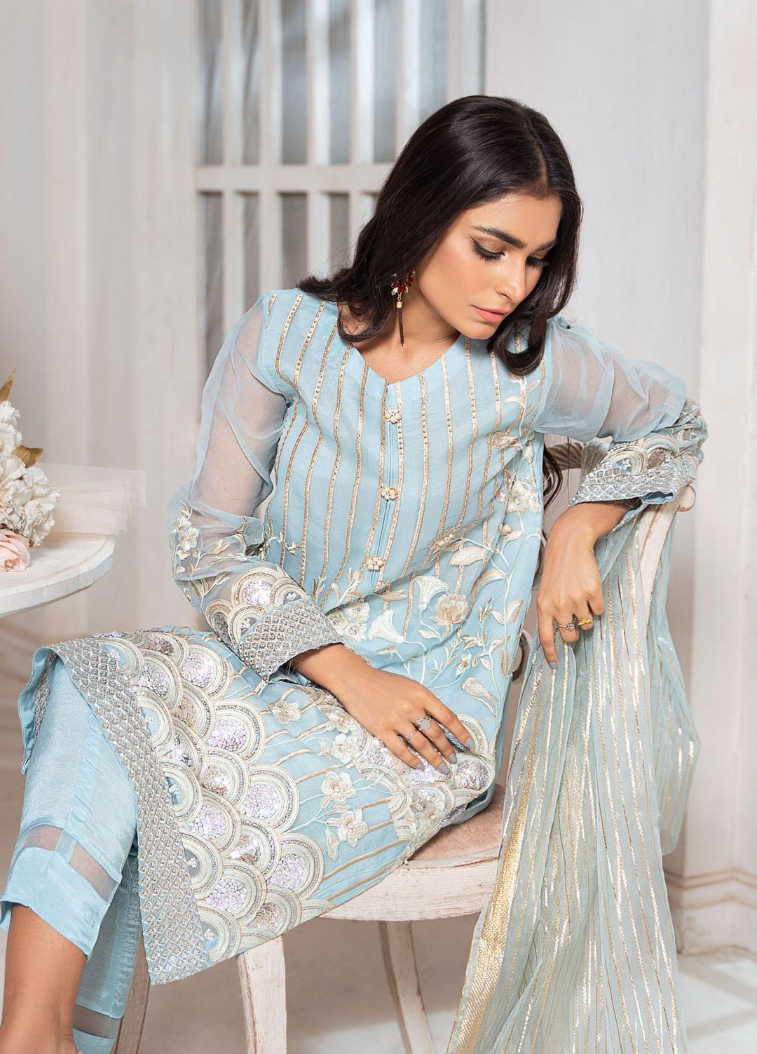Aroshi Luxury Pret  Organza 3 Piece Suit ASH22IRP KARA