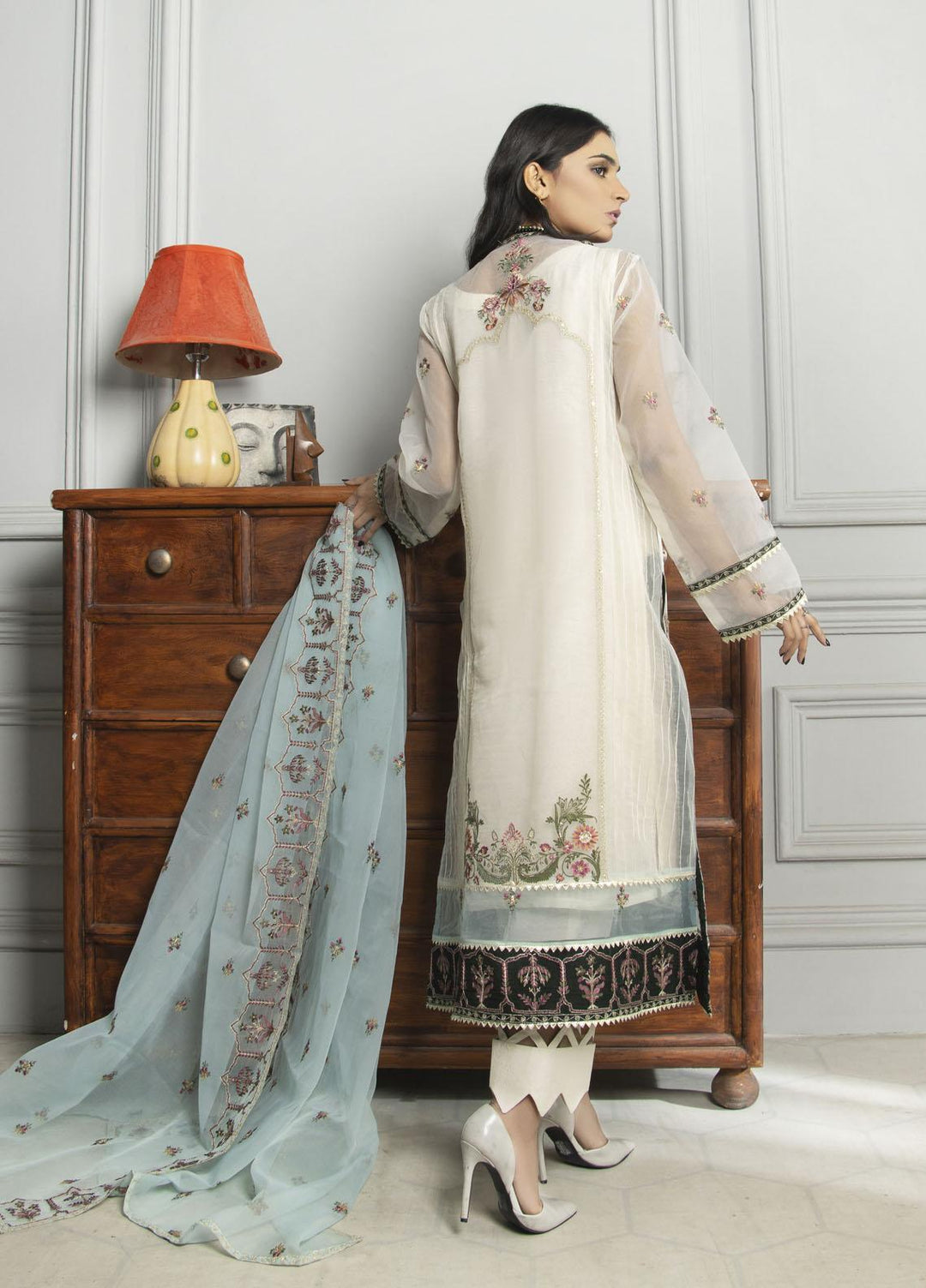 Aroshi Luxury Pret  Organza 3 Piece Suit ASH22LP Roya