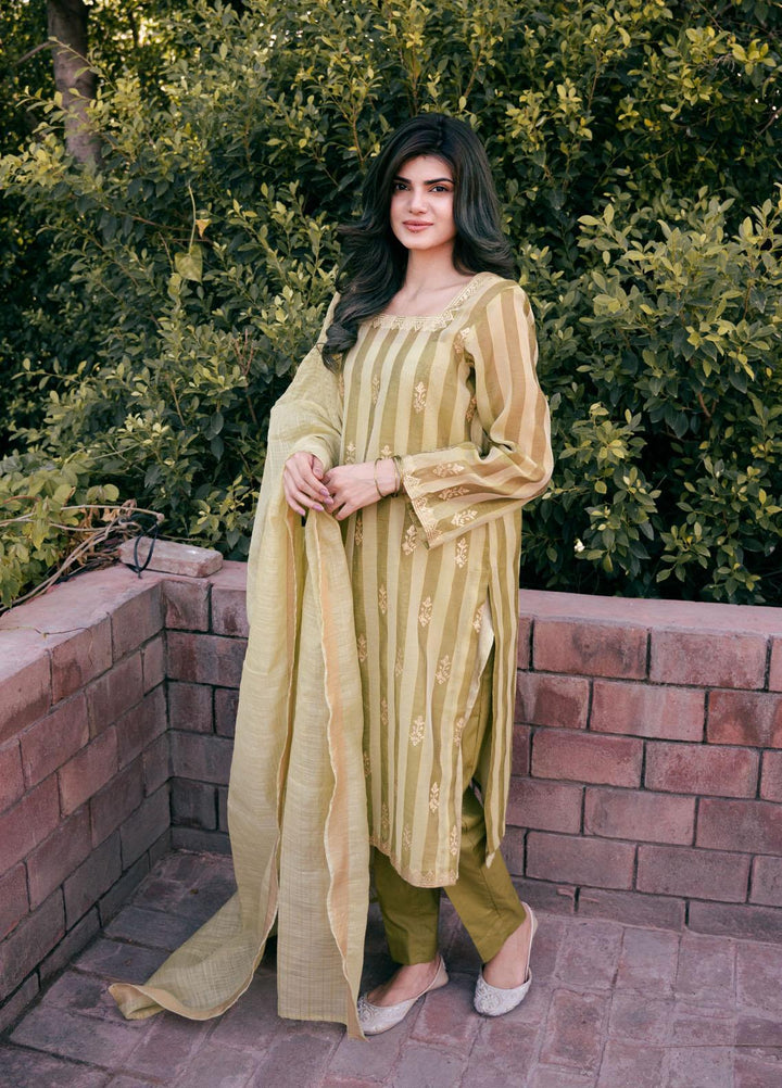 Arz Pret  Lawn 2 Piece JU05 Olive