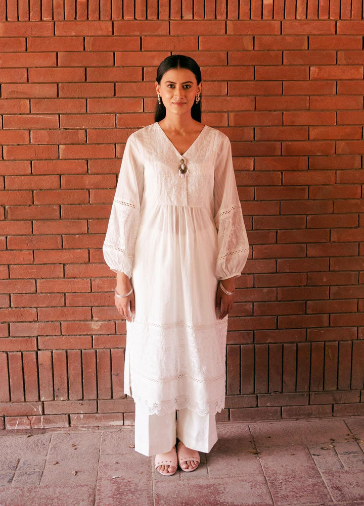 Arz Pret  Lawn Shirt JU12 Milky