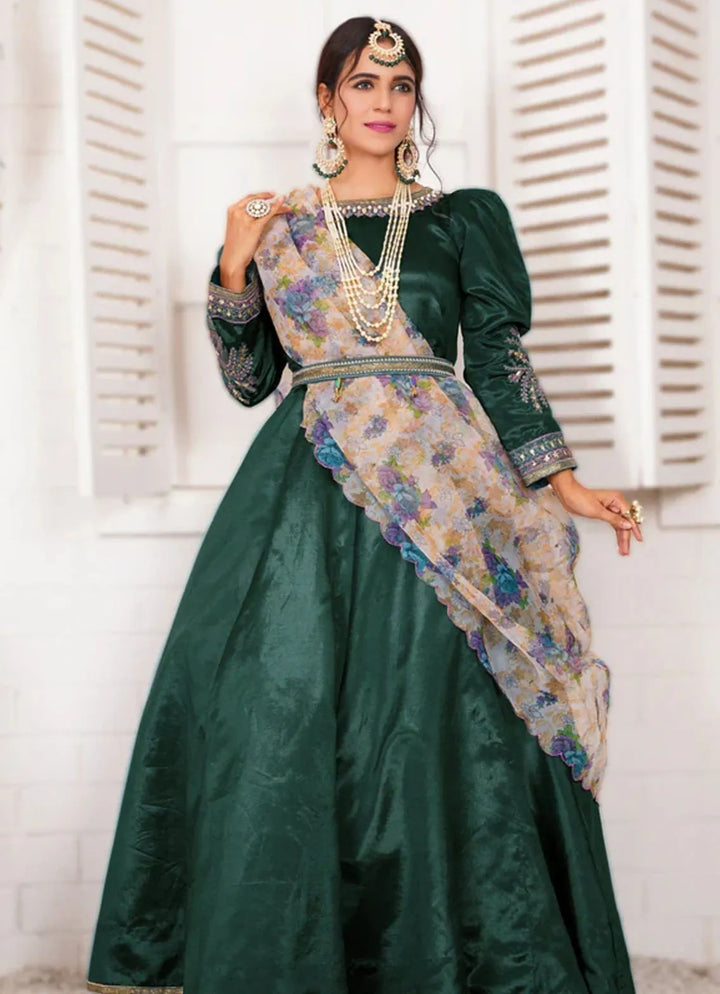 Arzoo By Layout Embroidered Kataan Silk Suit Unstitched 3 Piece LO24A Ghazal - Festive Collection