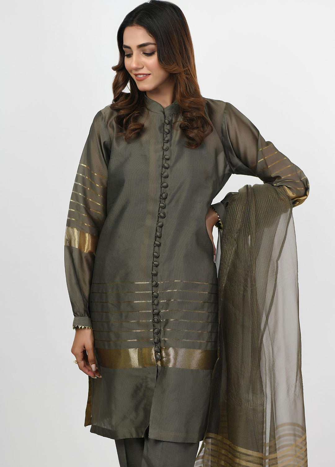 Fashion Porters Pret Casual Cotton Silk 3 Piece FP21AS AS28