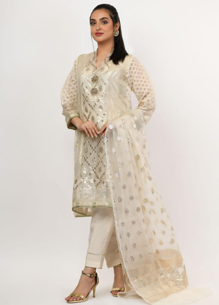 Fashion Porters Pret Casual Organza 3 Piece FP21AS AS5