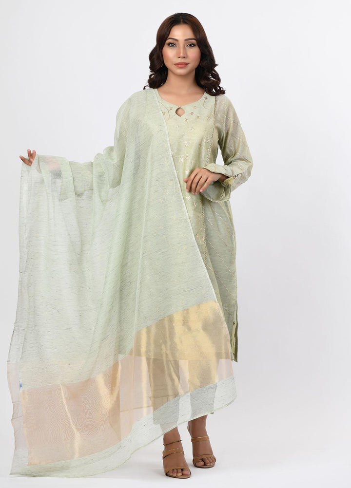 Fashion Porters Pret Casual Khaadi 3 Piece FP21AS AS8