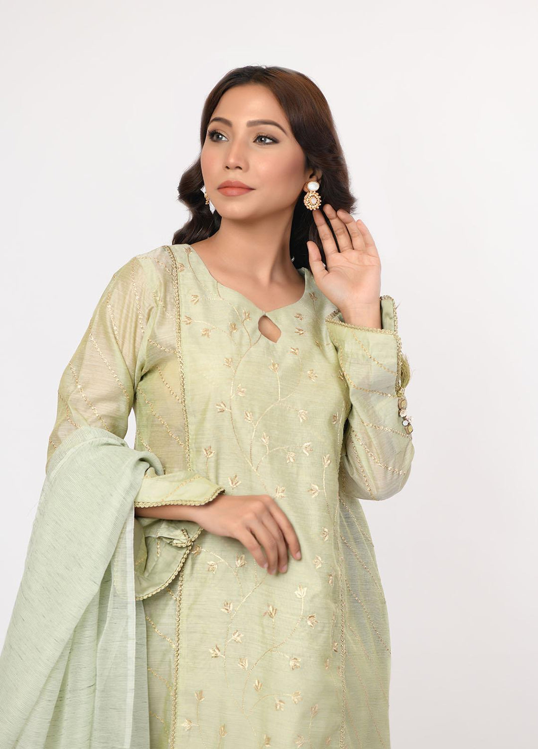 Fashion Porters Pret Casual Khaadi 3 Piece FP21AS AS8