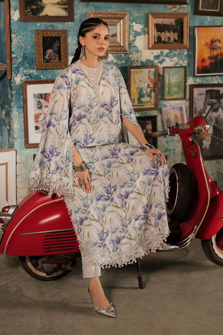M Prints by Maria B Unstitched Embroidered Cambric 3 Piece Suit MB26UPC 4A - Casual Collection