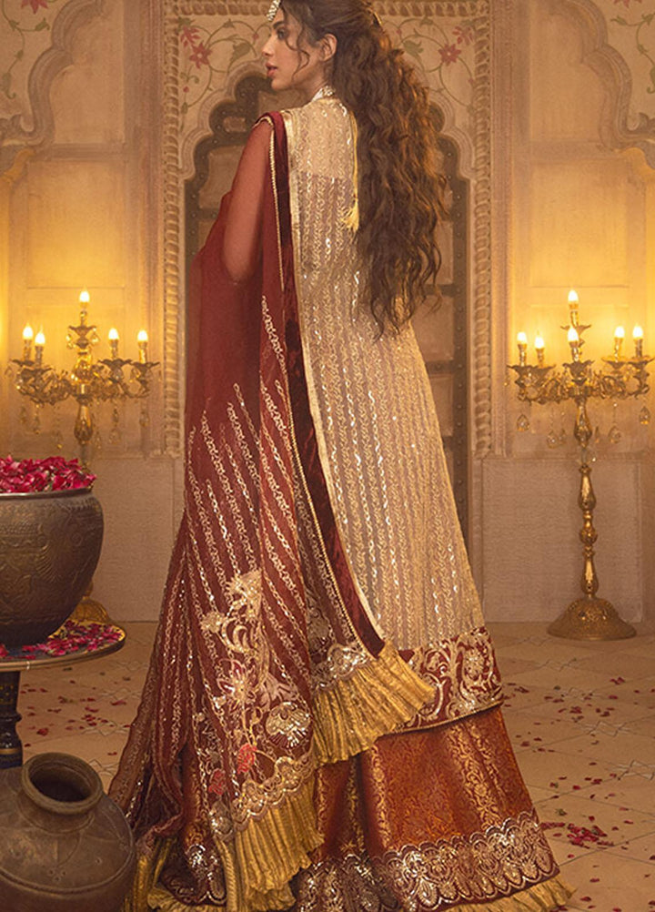 Asifa & Nabeel Embroidered Organza Suits Unstitched 3 Piece AN21AI FM-05 KHWABEEDA - Luxury Formals Collection