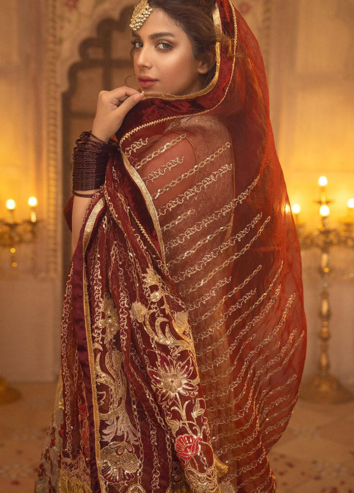 Asifa & Nabeel Embroidered Organza Suits Unstitched 3 Piece AN21AI FM-05 KHWABEEDA - Luxury Formals Collection