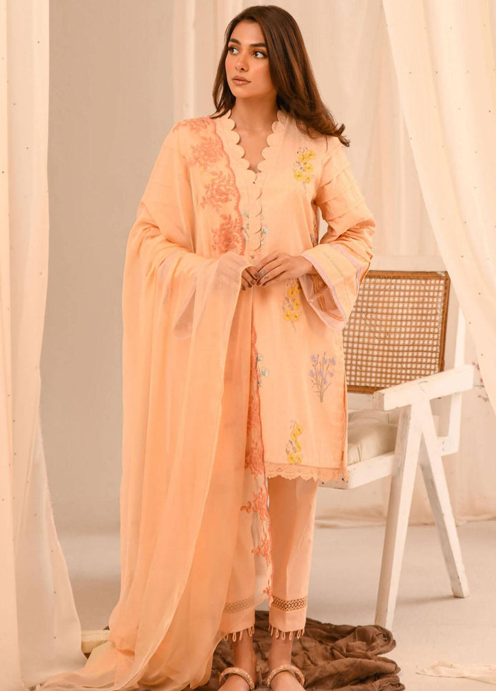 Asifa & Nabeel Pret Embroidered Lawn 3 Piece AN23B RTW-EMB-04