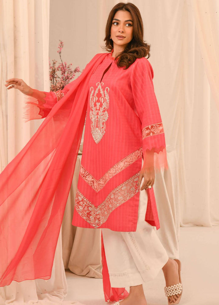 Asifa & Nabeel Pret Embroidered Lawn 3 Piece AN23B RTW-EMB-08