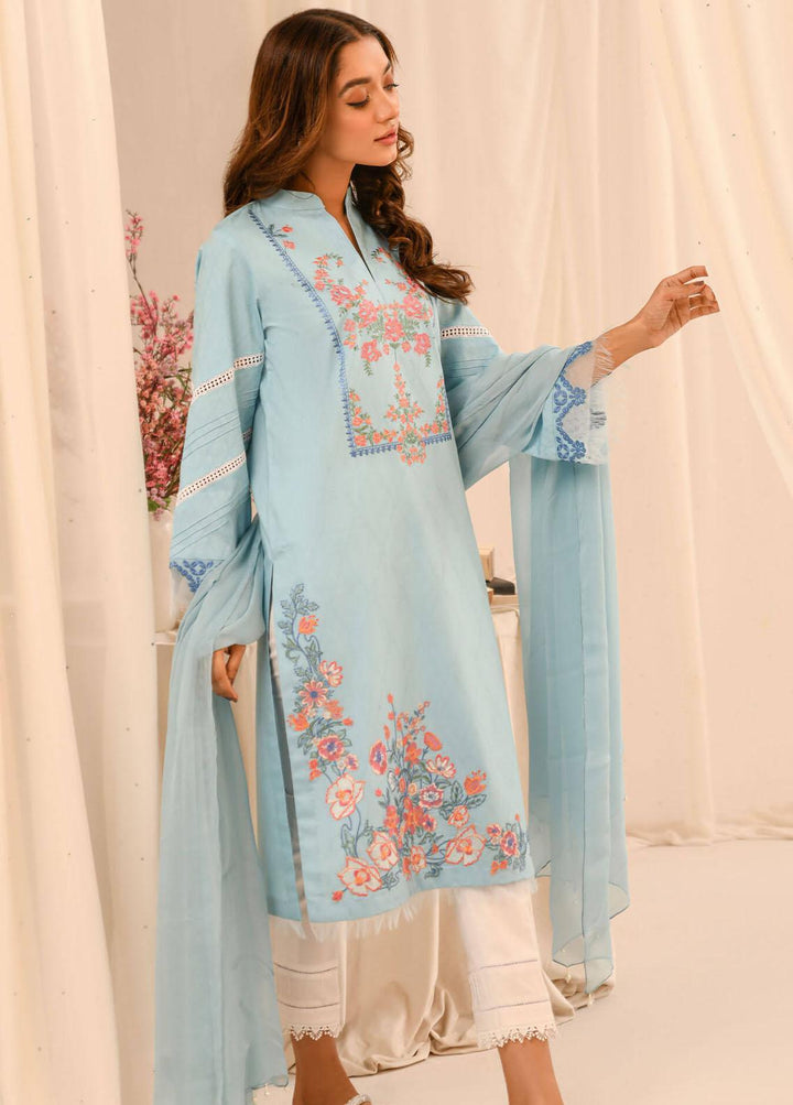 Asifa & Nabeel Pret Embroidered Lawn 3 Piece AN23B RTW-EMB-09