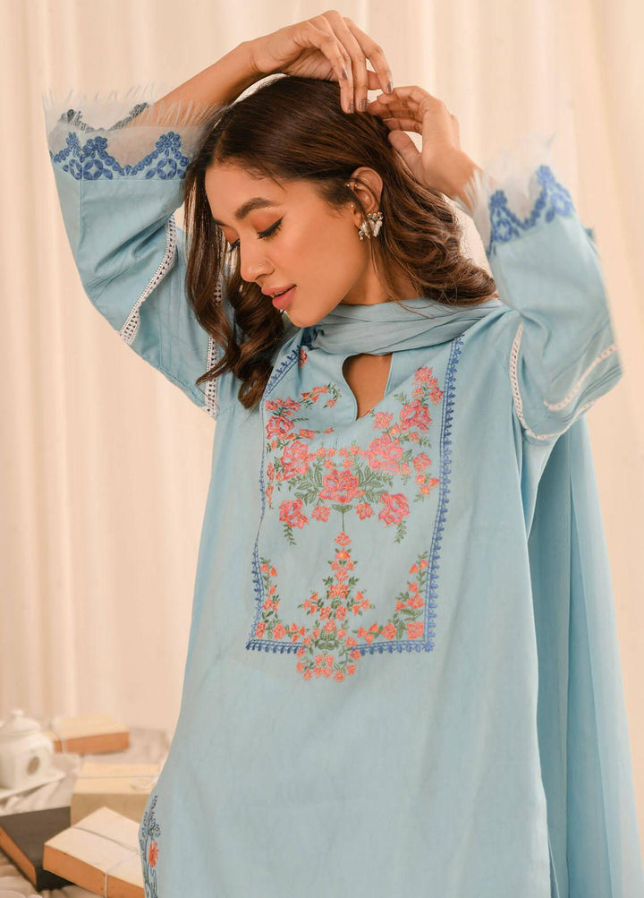 Asifa & Nabeel Pret Embroidered Lawn 3 Piece AN23B RTW-EMB-09