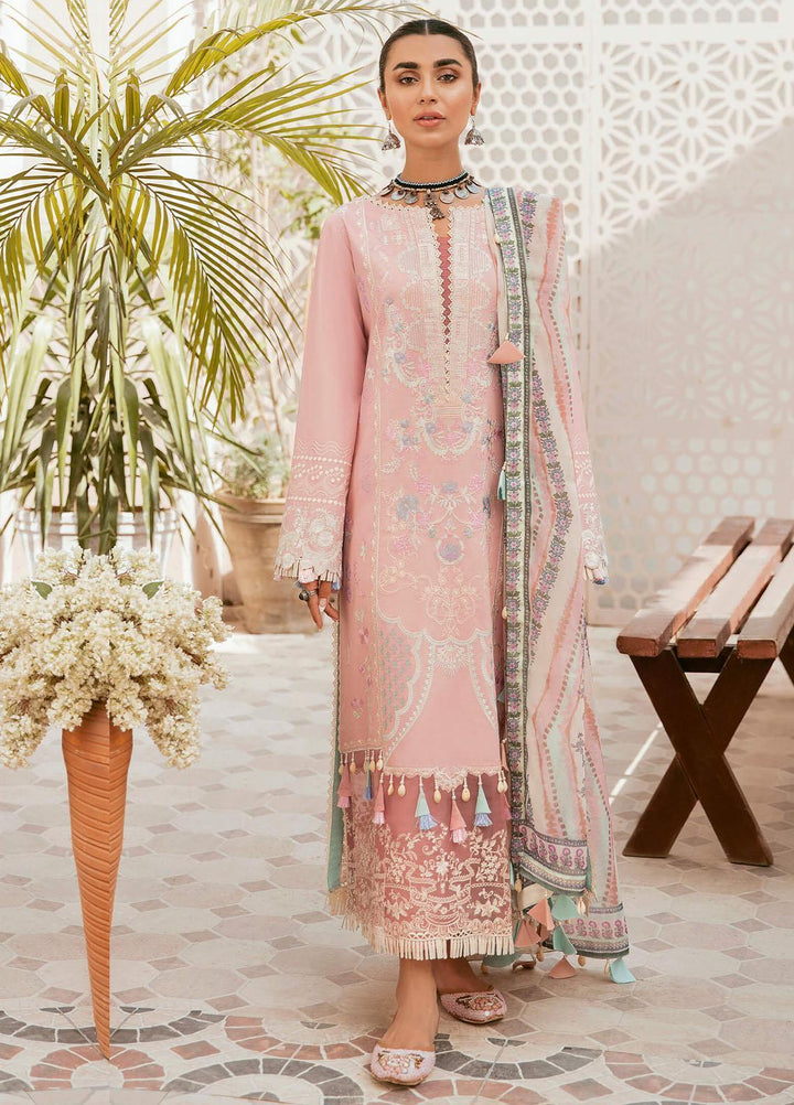 Qaus-e-Quzah By Asifa & Nabeel Embroidered Lawn Suits Unstitched 3 Piece AN22QQ SS 06 Sayonee - Spring/Summer Collection