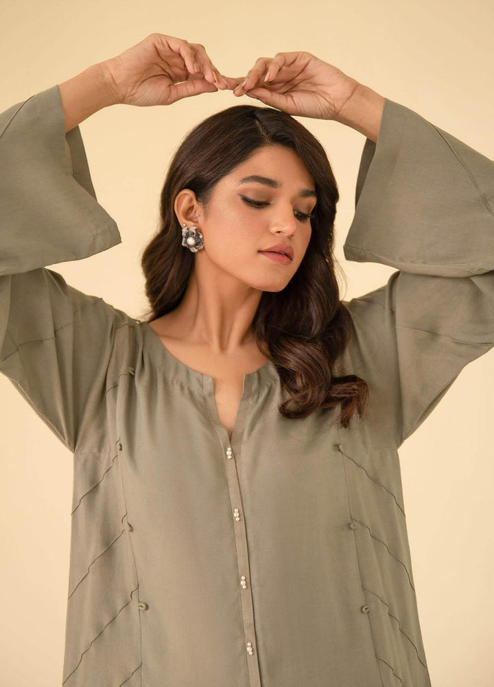 Asifa & Nabeel Casual Pret  Viscose 2 Piece Dress AN22RS IM 22 SP- 01