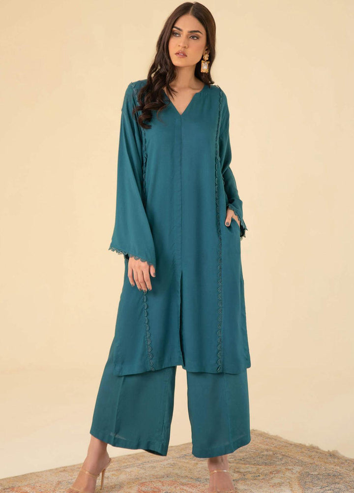 Asifa & Nabeel Casual Pret  Viscose 2 Piece Dress AN22RS IM 22 SP- 04
