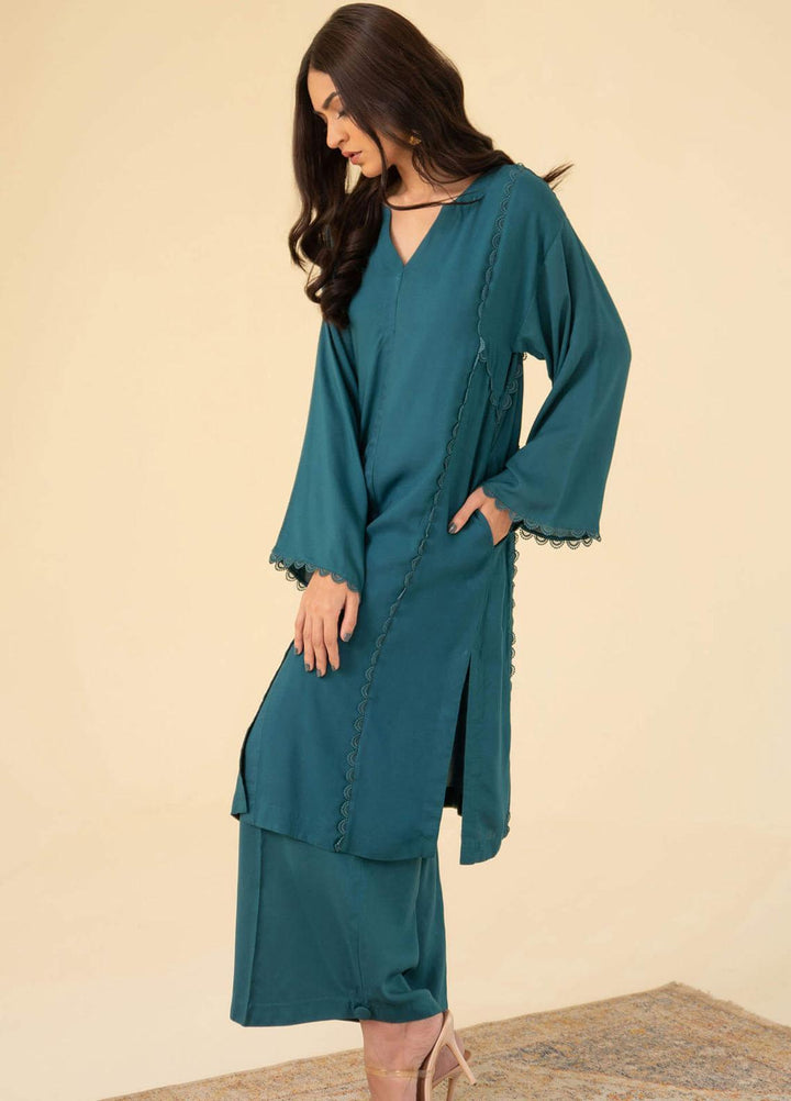 Asifa & Nabeel Casual Pret  Viscose 2 Piece Dress AN22RS IM 22 SP- 04