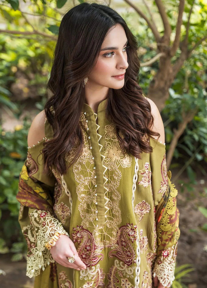 Asifa and Nabeel Embroidered Khaddar Suits Unstitched 3 Piece AN24W2 Noa WL-04 - Winter Collection