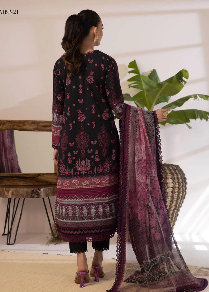 Asim Jofa Embroidered Cambric Suits Unstitched 2 Piece AJ23BP AJBP-21 - Summer Collection