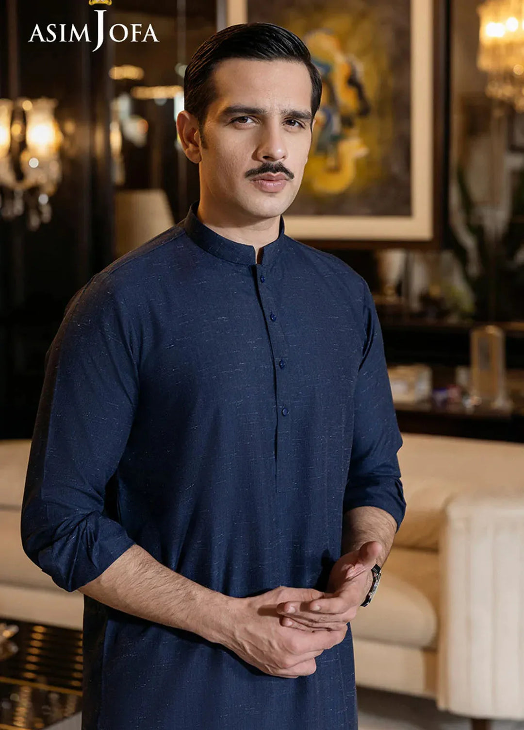 Asim Jofa Blended Mens Shalwar Kameez - AJMWP-02