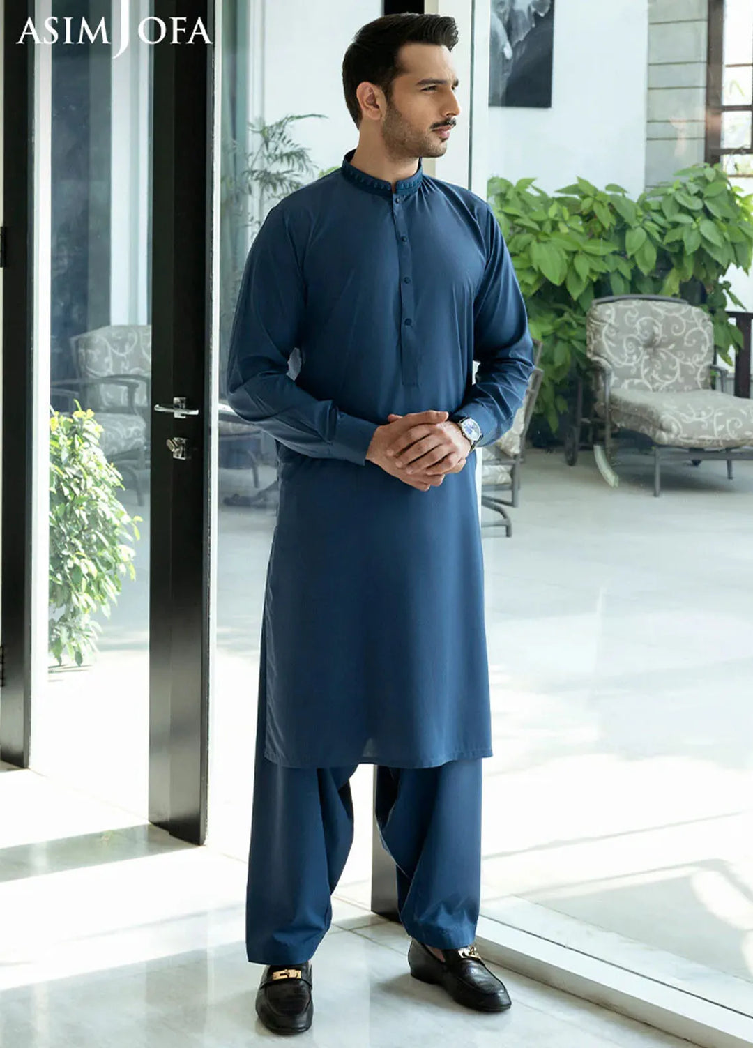Asim Jofa Blended Mens Shalwar Kameez - AJMWP-05