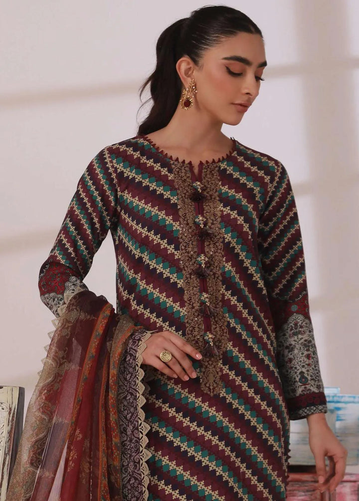 Asim Jofa Embroidered Cambric Unstitched Suit 2 Piece AJ23BP AJBP-22 - Summer Collection