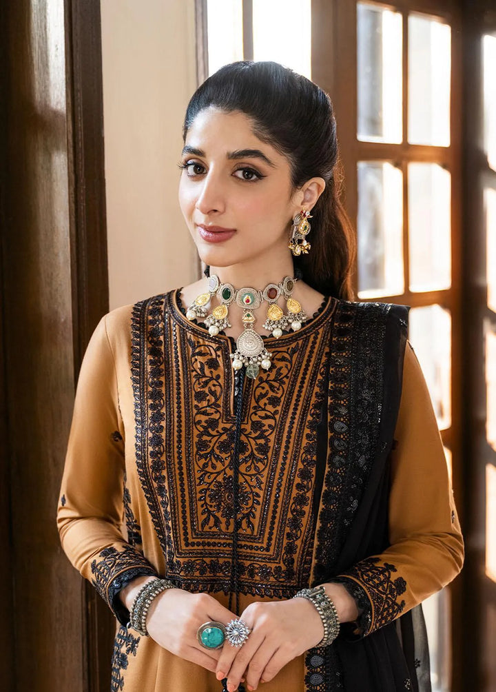 Asim Jofa Embroidered Unstitched Suit 3 Piece AJ23EF AJKM-14 - Festive Collection